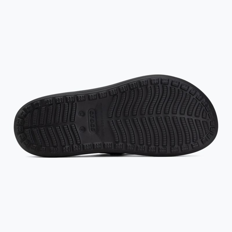 Flip-flops Crocs Yukon Vista II Leather black/black 4