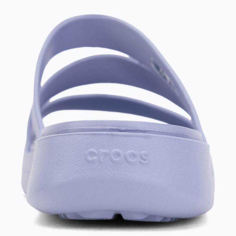 Women's slides Crocs Getaway Strappy blue haze 6