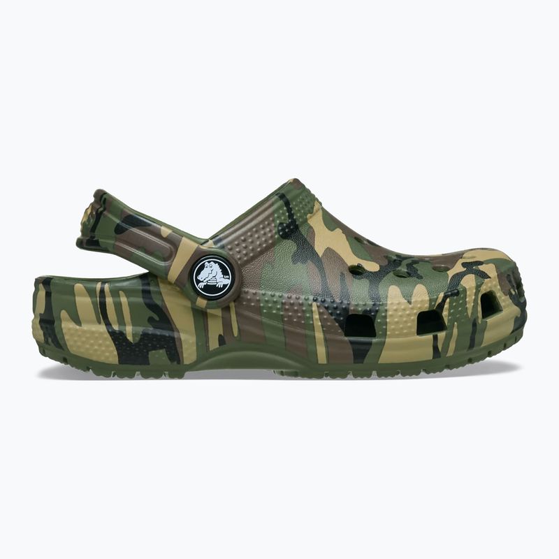 Children's slides Crocs Classic Camouflage Toddler army green/multi 2
