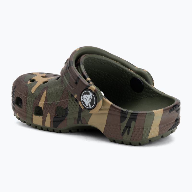 Children's slides Crocs Classic Camouflage Toddler army green/multi 4
