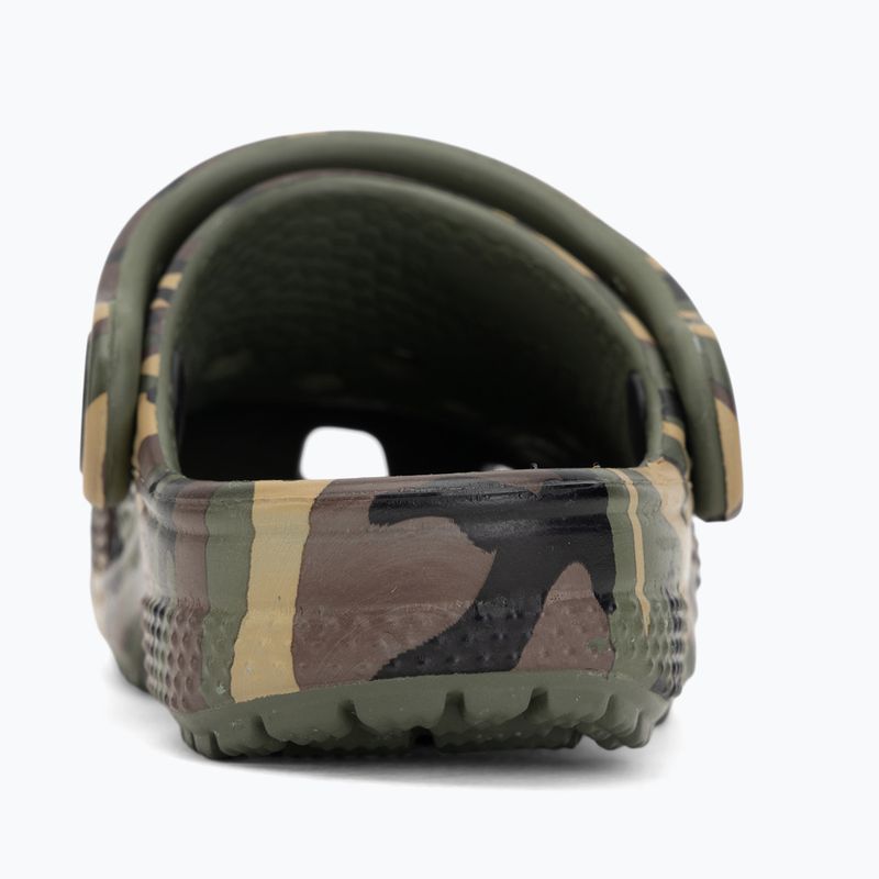 Children's slides Crocs Classic Camouflage Toddler army green/multi 7