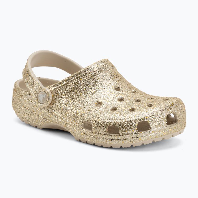 Children's slides Crocs Classic Chunky Glitter sandstone 2