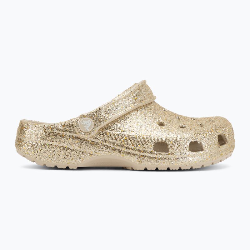 Children's slides Crocs Classic Chunky Glitter sandstone 3