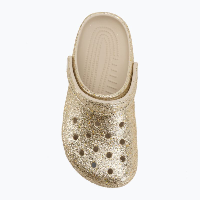 Children's slides Crocs Classic Chunky Glitter sandstone 6