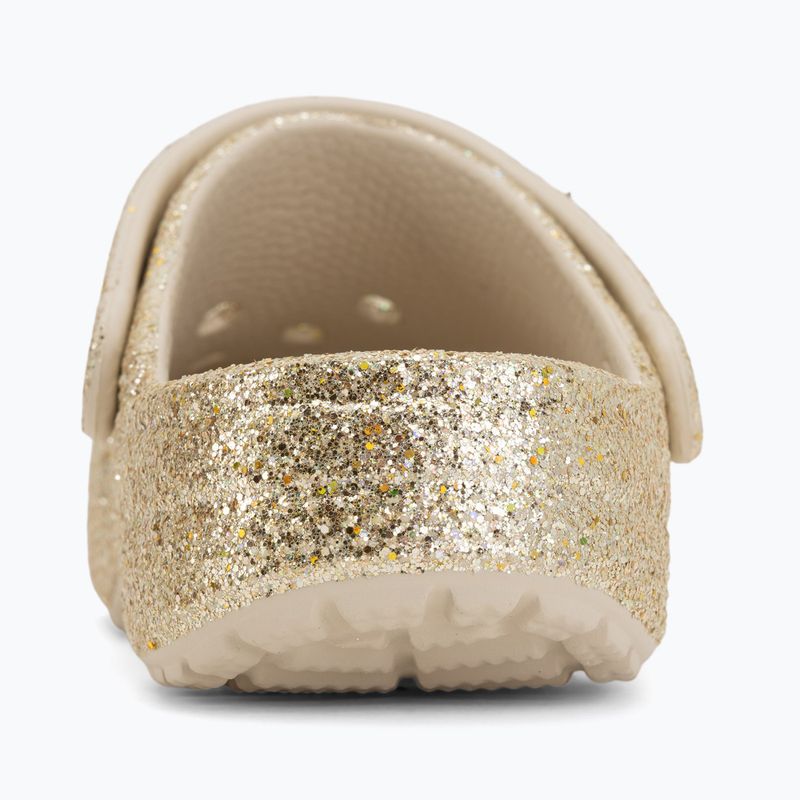 Children's slides Crocs Classic Chunky Glitter sandstone 7
