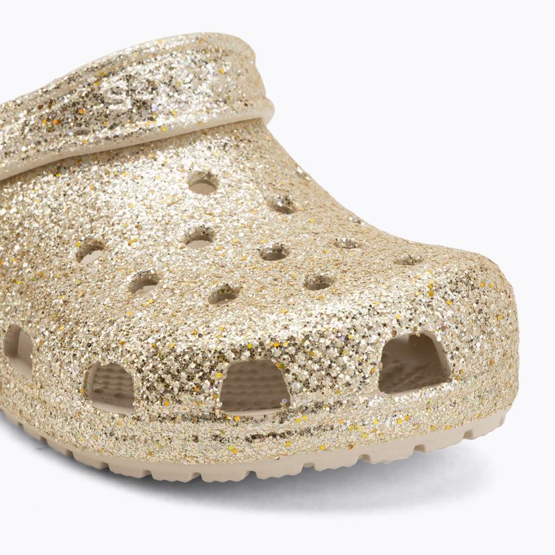 Children's slides Crocs Classic Chunky Glitter sandstone 8