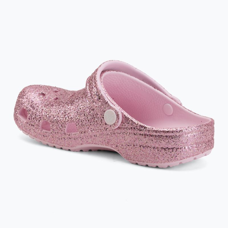 Children's slides Crocs Classic Chunky Glitter pink milk 4