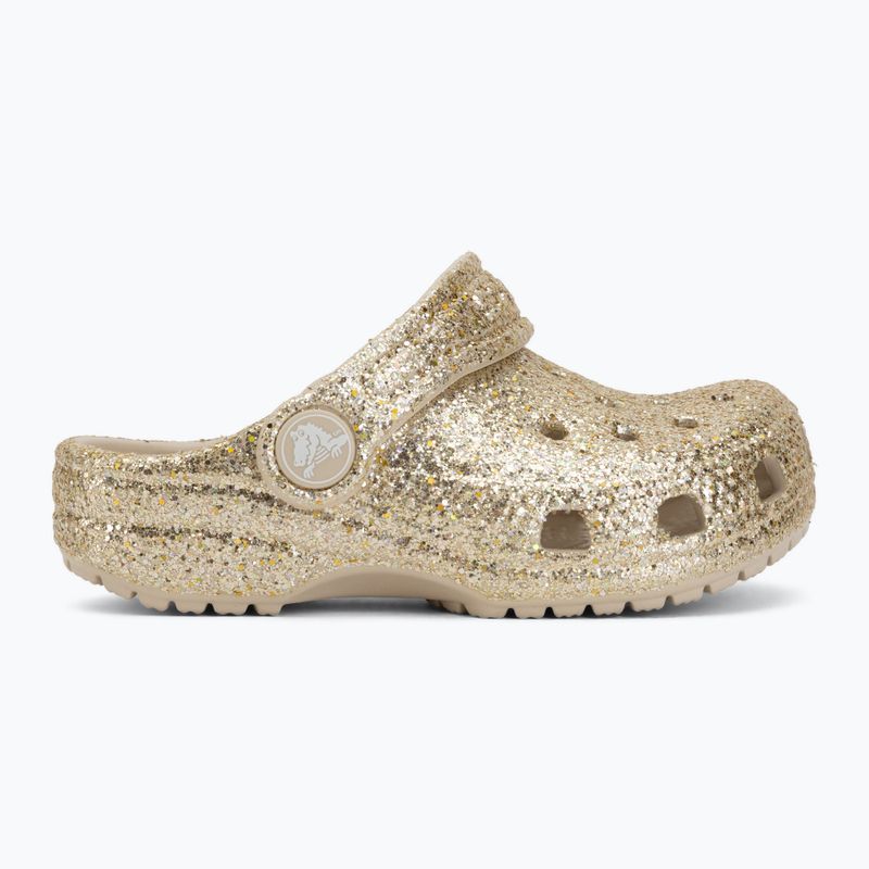 Children's slides Crocs Classic Chunky Glitter 211940 sandstone 3