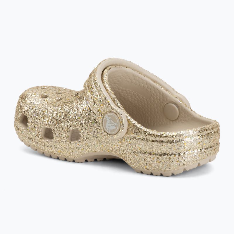 Children's slides Crocs Classic Chunky Glitter 211940 sandstone 4