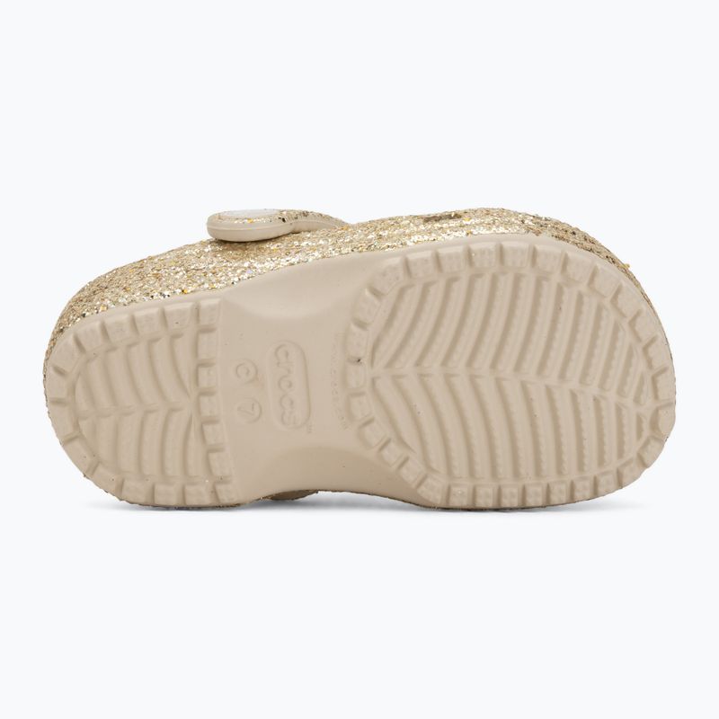 Children's slides Crocs Classic Chunky Glitter 211940 sandstone 5