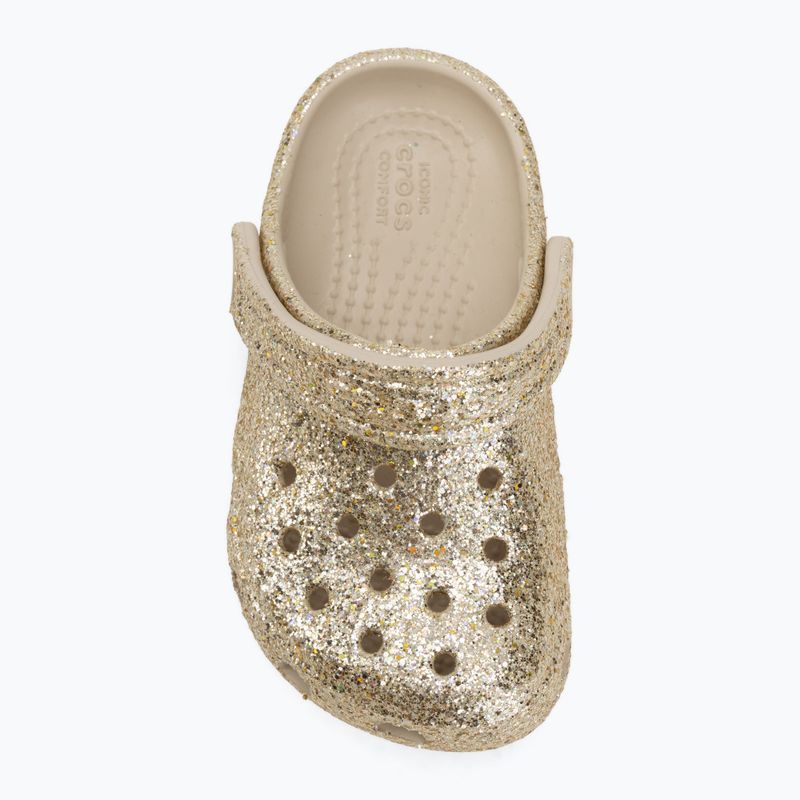 Children's slides Crocs Classic Chunky Glitter 211940 sandstone 6