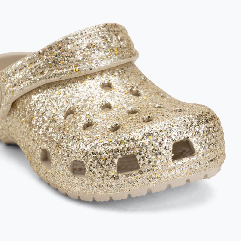 Children's slides Crocs Classic Chunky Glitter 211940 sandstone 8