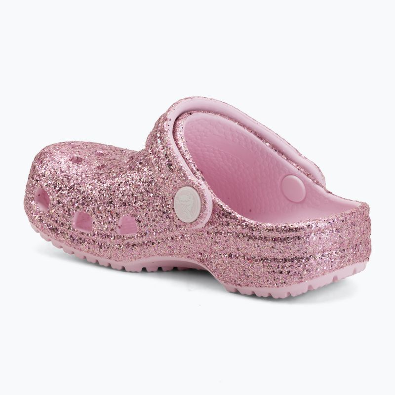 Children's slides Crocs Classic Chunky Glitter 211940 pink milk 4