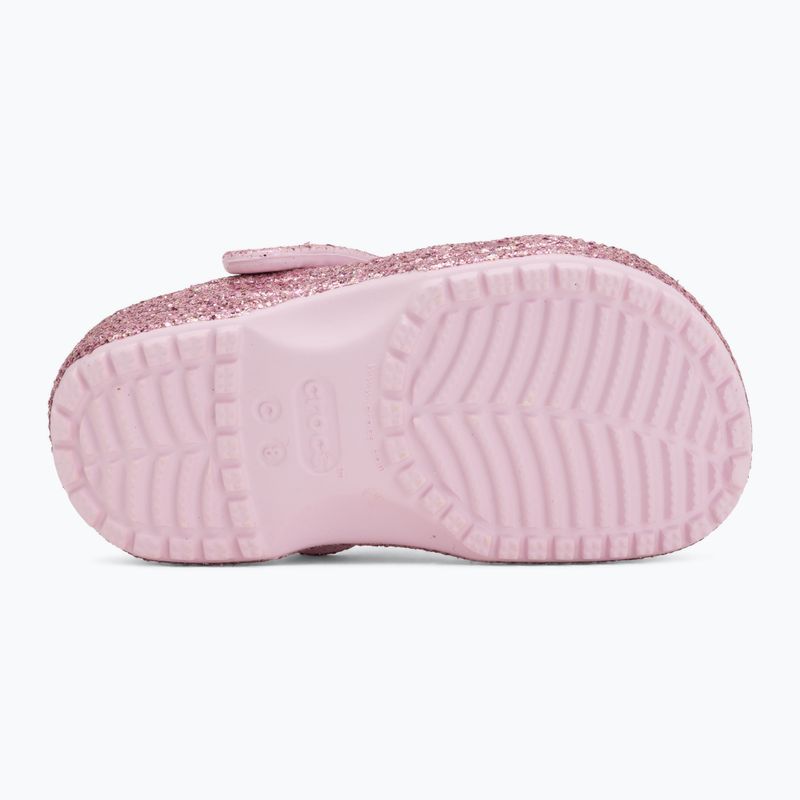 Children's slides Crocs Classic Chunky Glitter 211940 pink milk 5