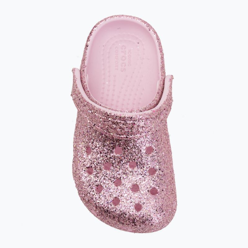 Children's slides Crocs Classic Chunky Glitter 211940 pink milk 6