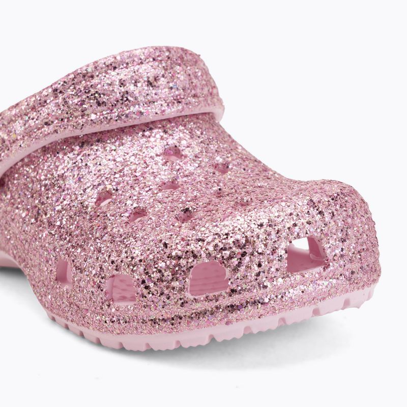 Children's slides Crocs Classic Chunky Glitter 211940 pink milk 8