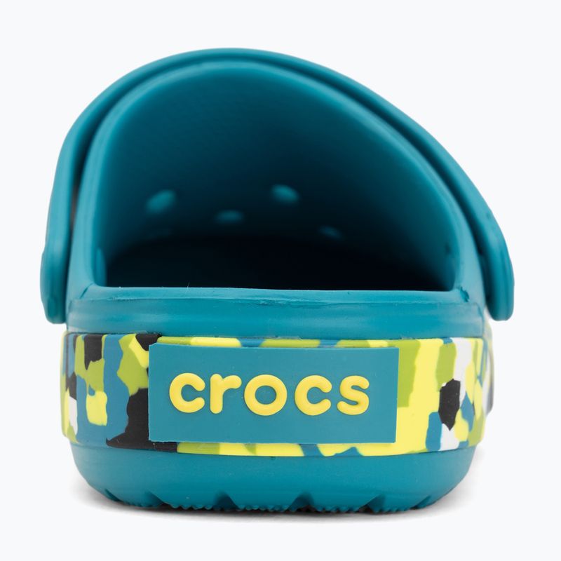 Children's slides Crocs Crockband Glow Confetti Band turbo teal/multi 7