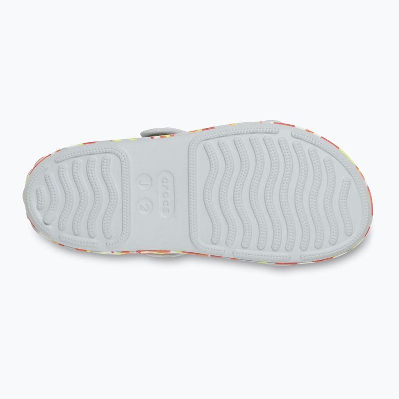 Children's sandals Crocs Crocband Cruiser Glow Confetti Band atmosphere/flame 3