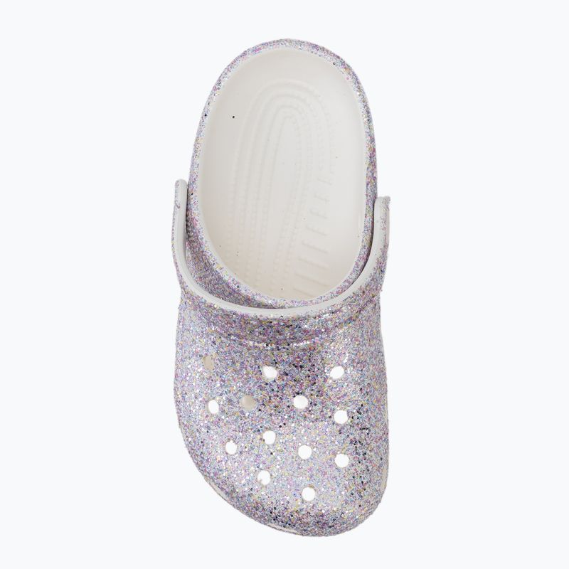 Children's slides Crocs Classic Fantasy Glitter white 6
