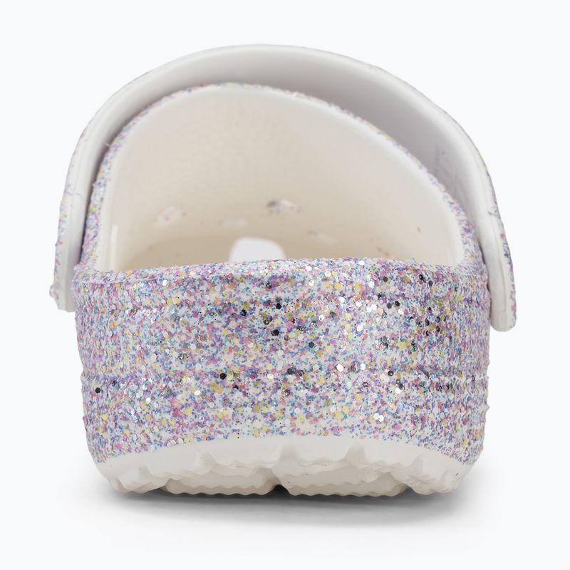 Children's slides Crocs Classic Fantasy Glitter white 7