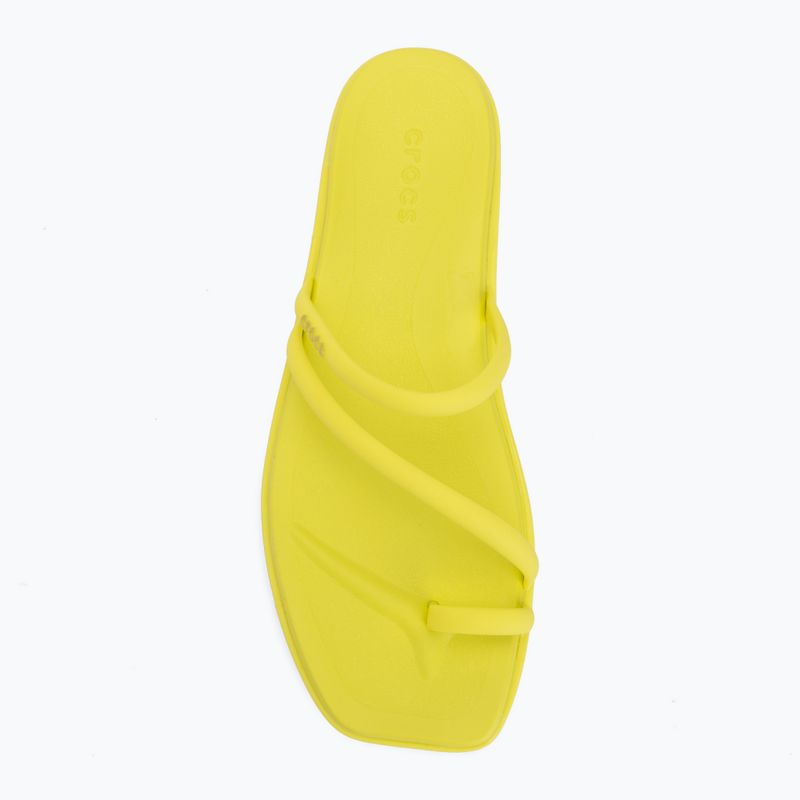 Women's slides Crocs Miami Toe Loop Sandal citrus 5