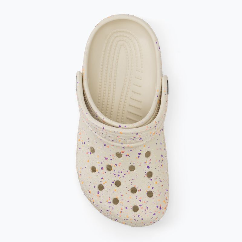 Children's slides Crocs Classic Glow Paint Splatter summit white/multi 6