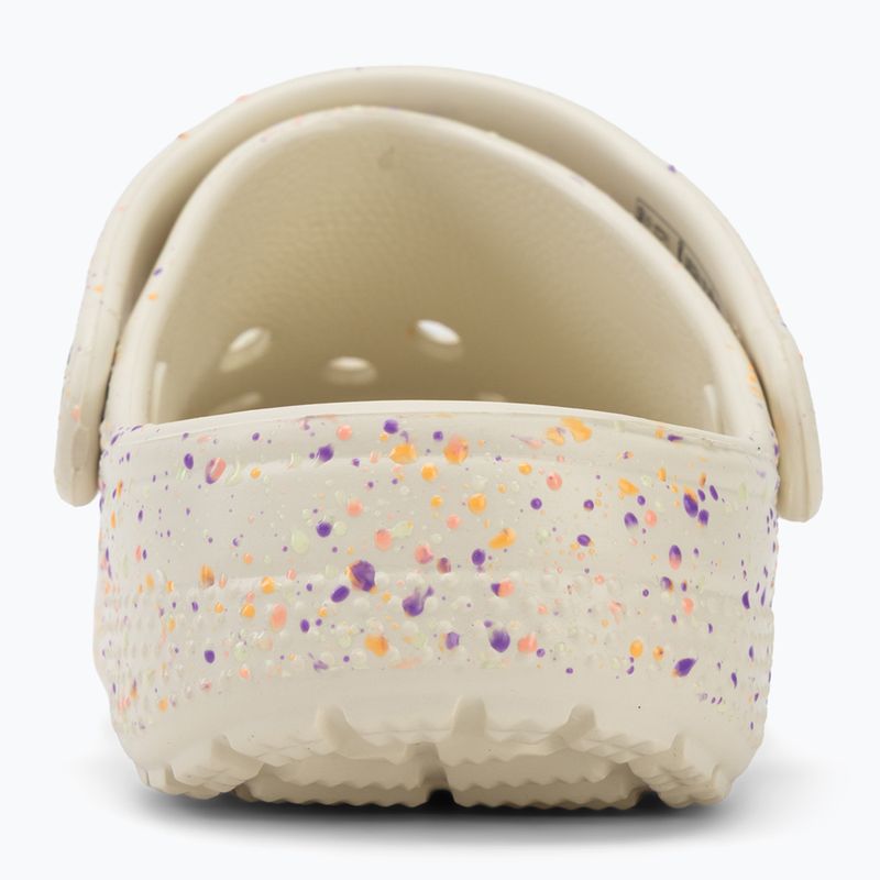 Children's slides Crocs Classic Glow Paint Splatter summit white/multi 7