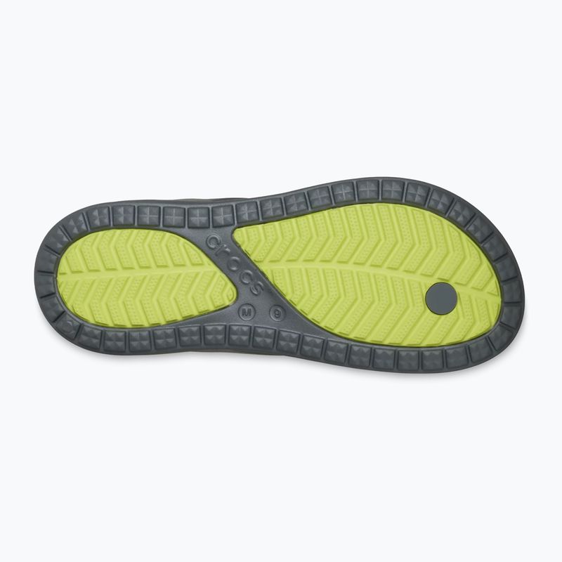 Flip-flops Crocs Coast Flip slate grey/citrus 10