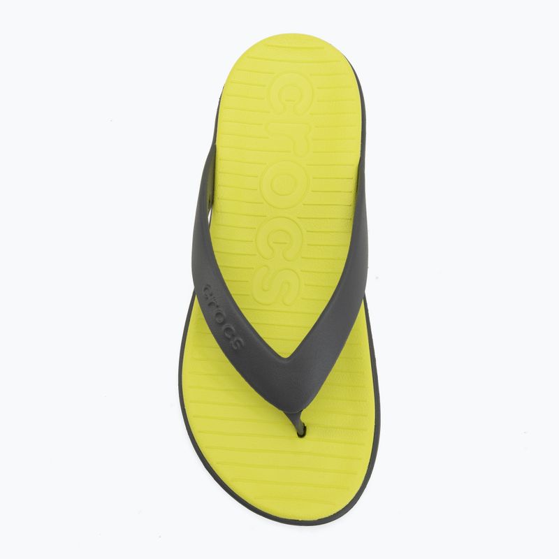 Flip-flops Crocs Coast Flip slate grey/citrus 5