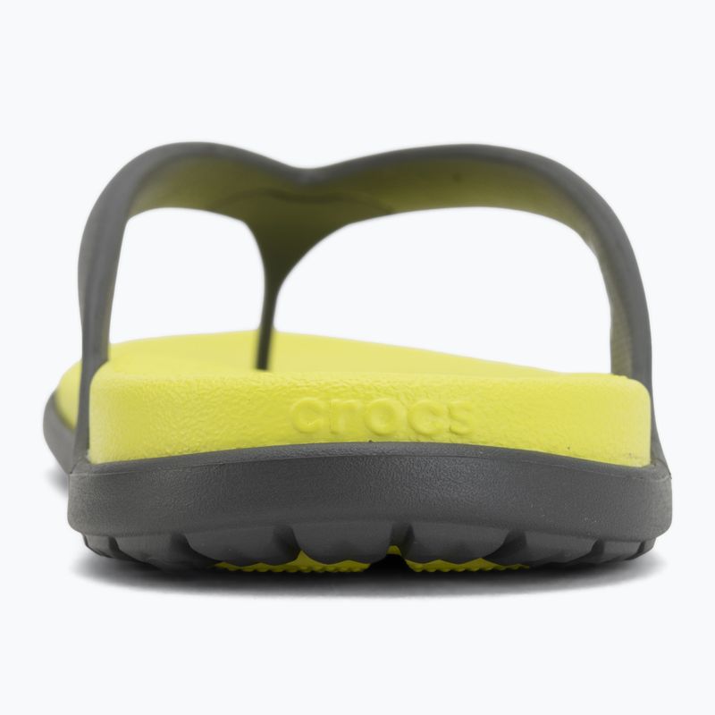 Flip-flops Crocs Coast Flip slate grey/citrus 6