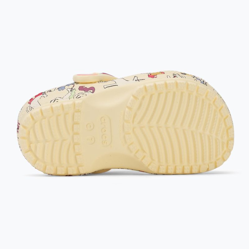 Children's slides Crocs Classic Unicorn Graphic yellow light 5