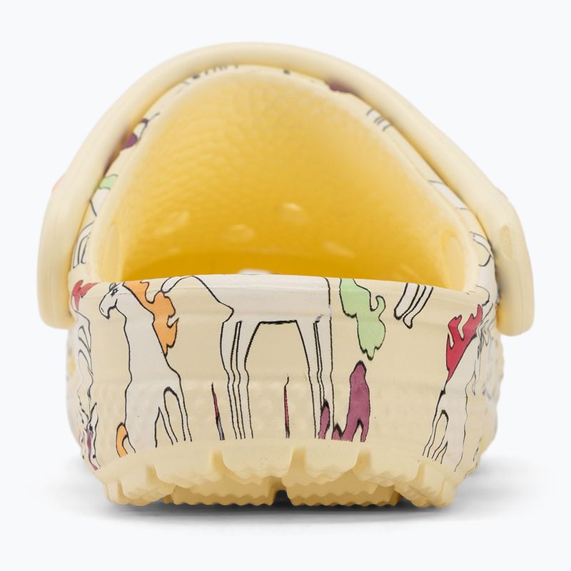 Children's slides Crocs Classic Unicorn Graphic yellow light 7