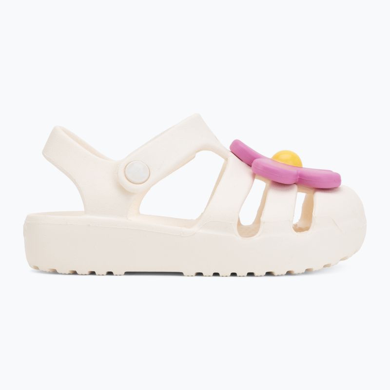 Children's sandals Crocs Classic Flower chalk 2