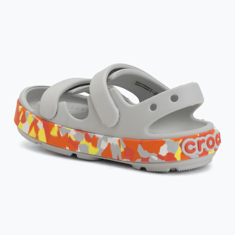 Children's sandals Crocs Crocband Cruiser Glow Confetti Band atmosphere/flame 3