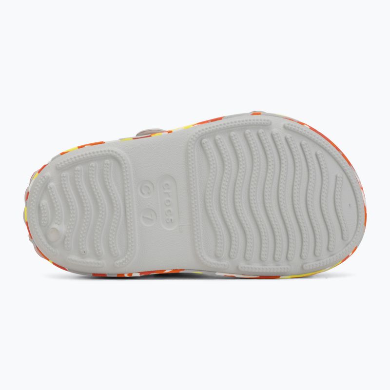 Children's sandals Crocs Crocband Cruiser Glow Confetti Band atmosphere/flame 4