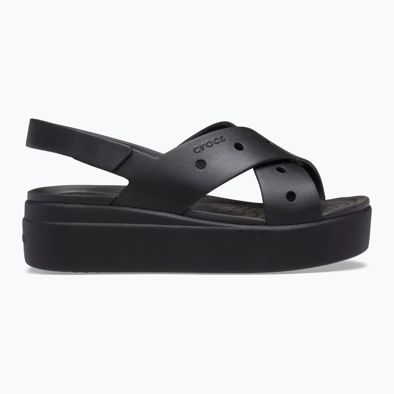 Women's sandals Crocs Broklyn 4U Cross Strap black 2