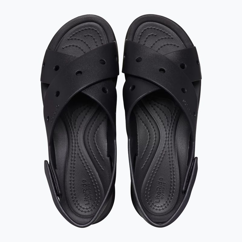 Women's sandals Crocs Broklyn 4U Cross Strap black 5