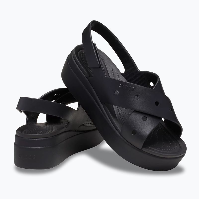 Women's sandals Crocs Broklyn 4U Cross Strap black 6