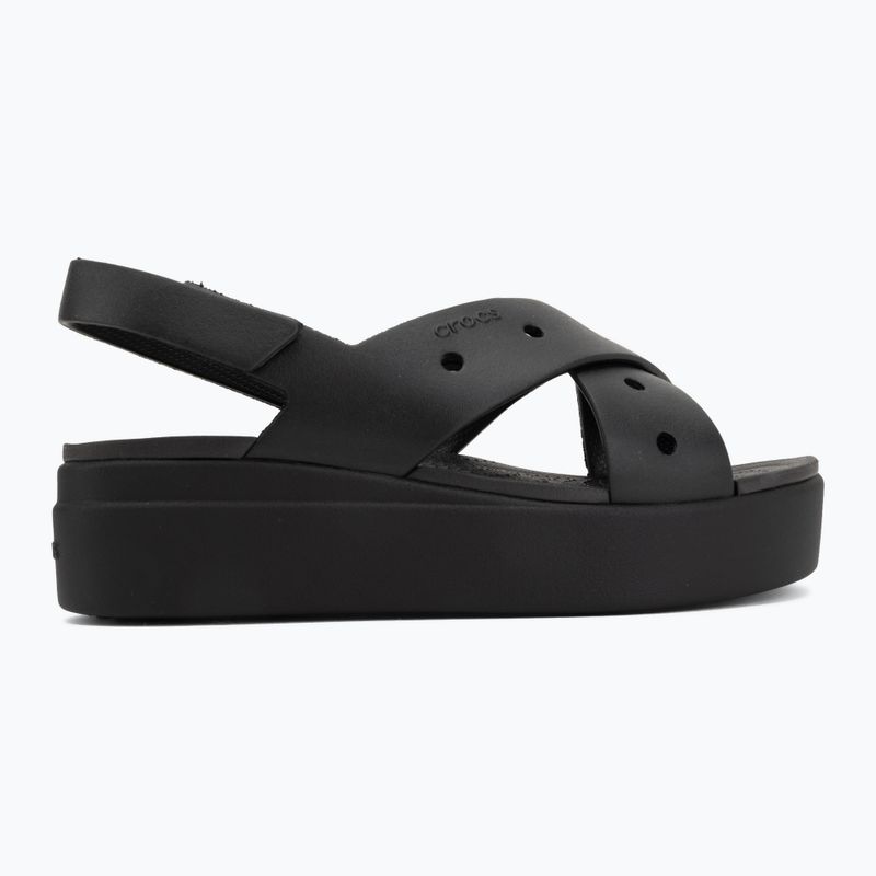 Women's sandals Crocs Broklyn 4U Cross Strap black 2