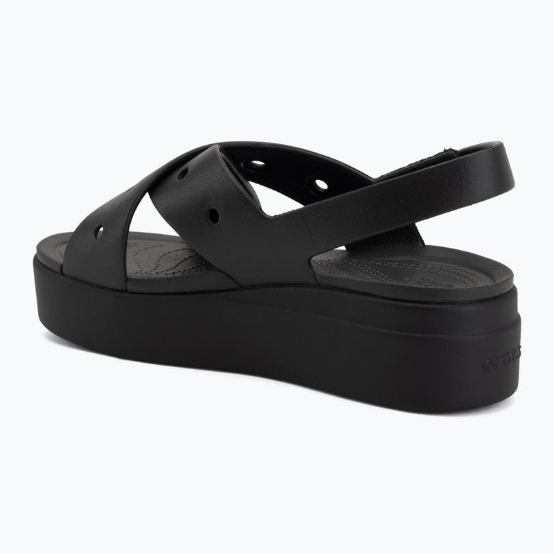Women's sandals Crocs Broklyn 4U Cross Strap black 3
