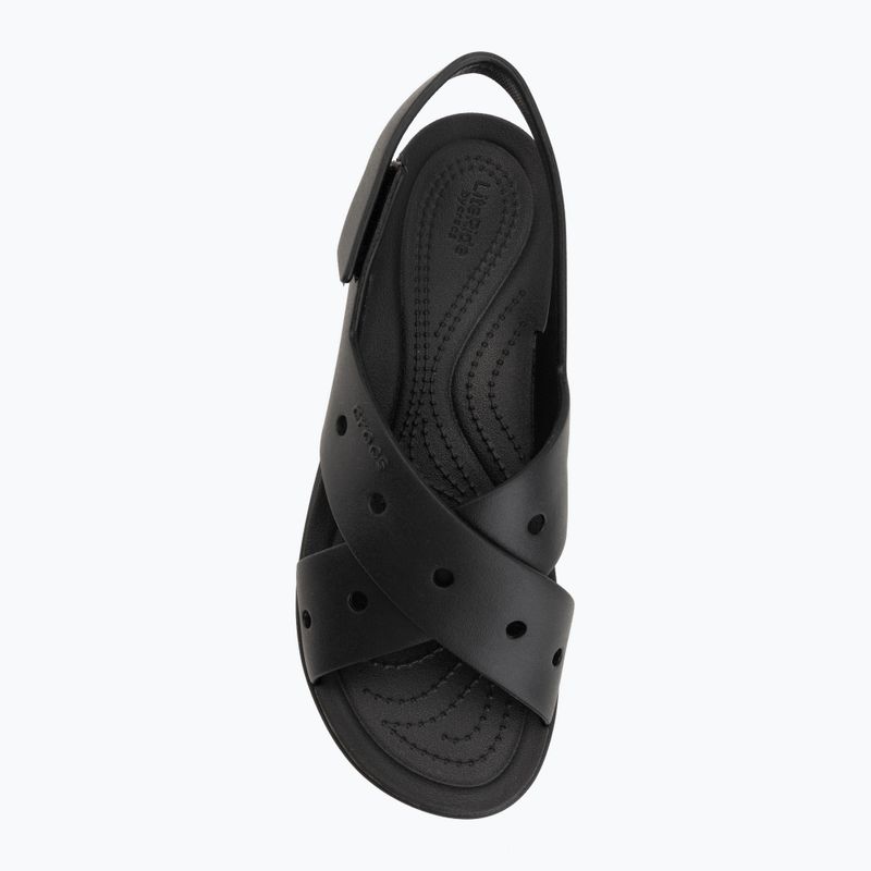 Women's sandals Crocs Broklyn 4U Cross Strap black 5