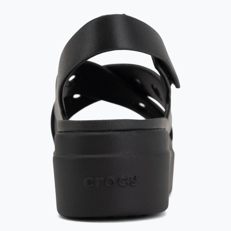 Women's sandals Crocs Broklyn 4U Cross Strap black 6