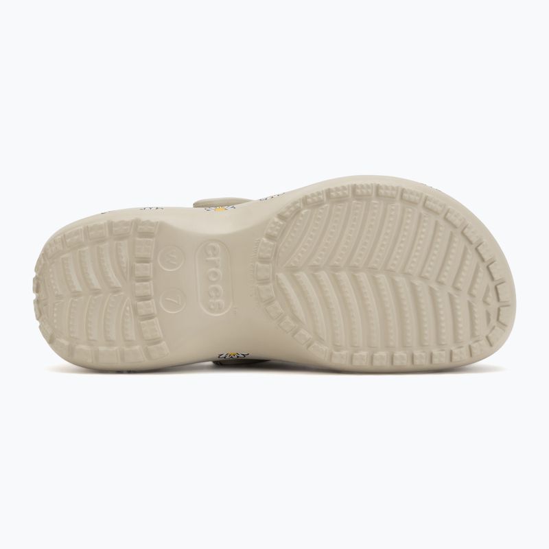 Women's slides Crocs Classic Platform Floral meteor 5