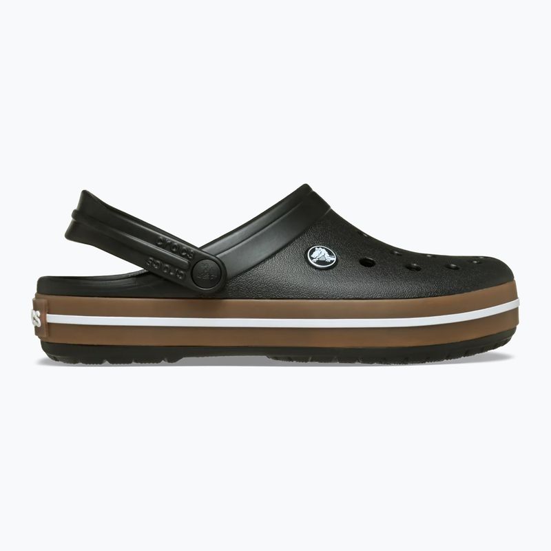 Slides Crocs Crocband Gum black 2