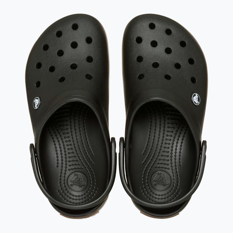 Slides Crocs Crocband Gum black 5