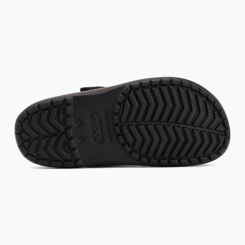 Slides Crocs Crocband Gum black 5