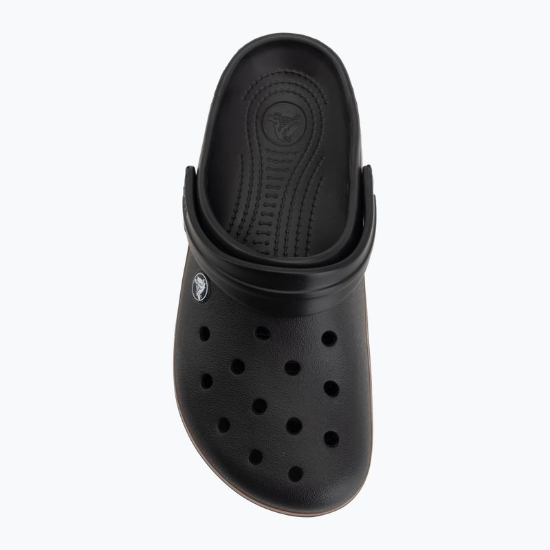 Slides Crocs Crocband Gum black 6