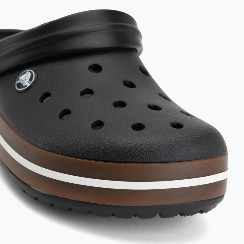 Slides Crocs Crocband Gum black 8