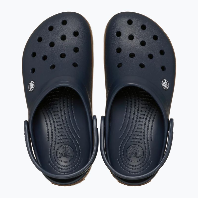 Slides Crocs Crocband Gum navy 5