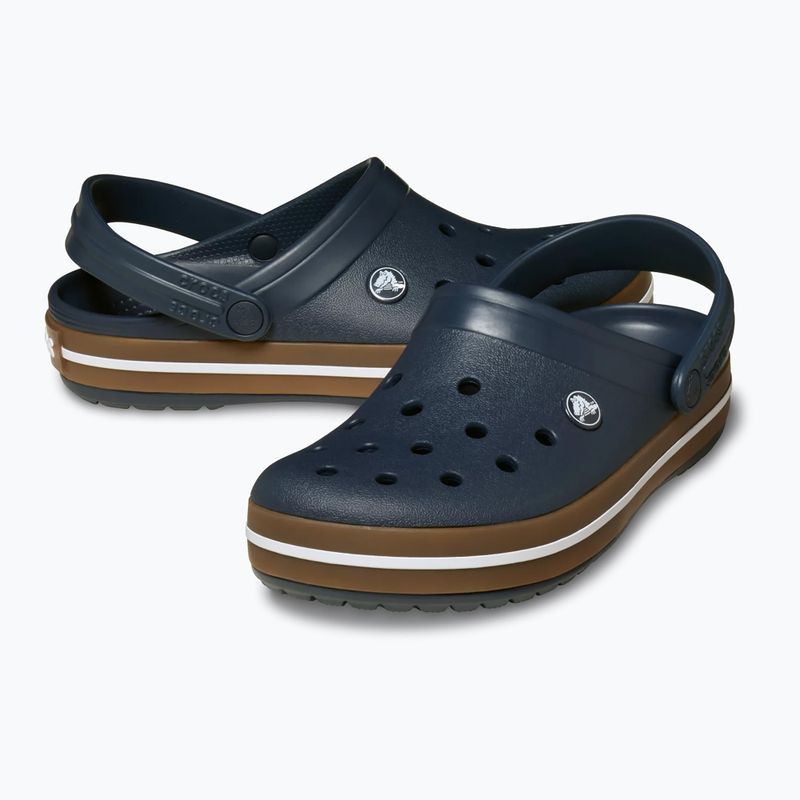Slides Crocs Crocband Gum navy 6